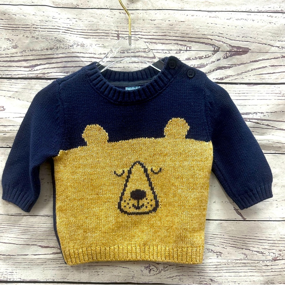 Baby Gap Teddy Bear Sweater Size 3-6 Months